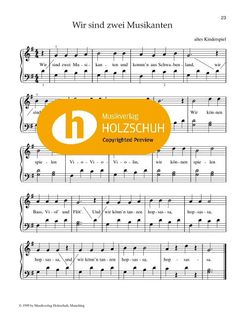 Wir sind zwei Musikanten